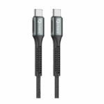 Qcharx Prague Cable Tipo C a Tipo C 3A 100W (1 m) Aleación de aluminio