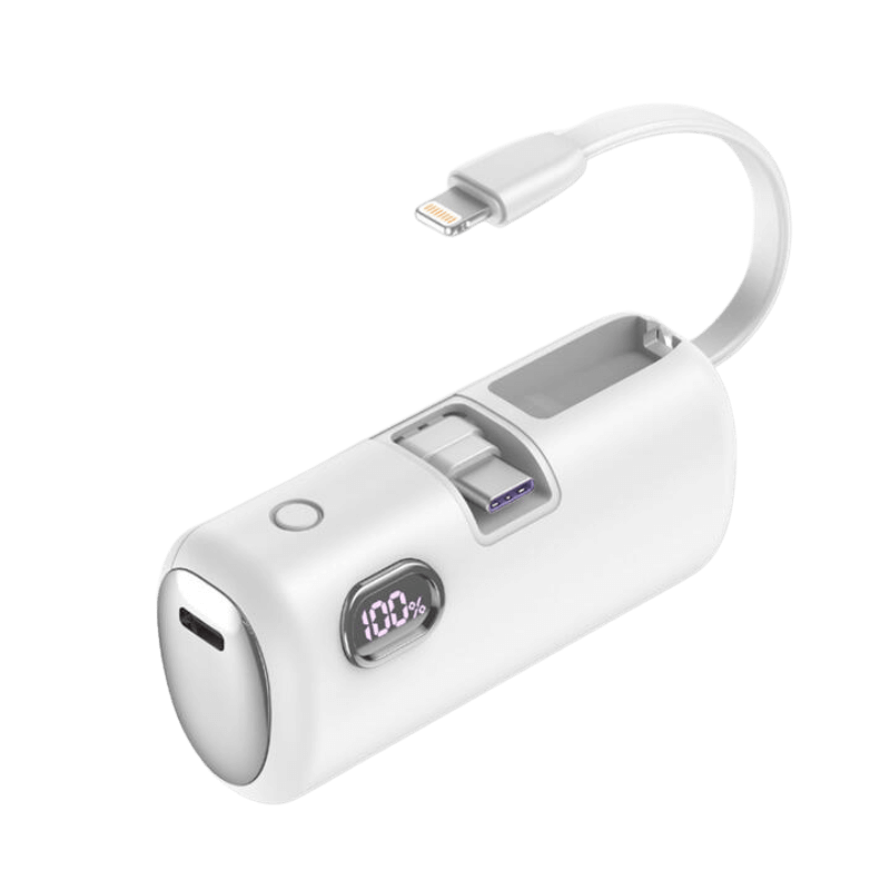 Qcharx Teseo Power Bank 5.000 mAh Qcharx Teseo Power Bank 5.000 mAh Blanco - Imagen 1