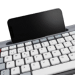 Qcharx Teclado Design inalámbrico con soporte para smartphone - Imagen 2